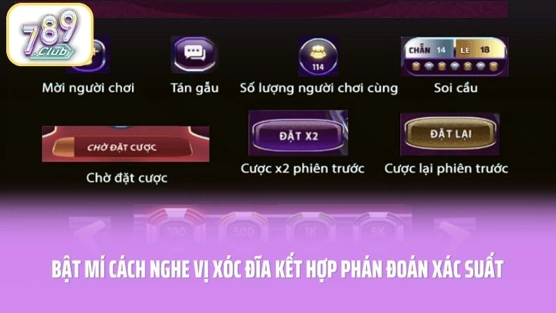 Bật mí cách nghe vị xóc đĩa kết hợp phán đoán xác suất