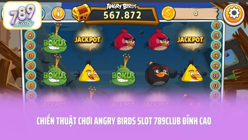 Chiến thuật chơi Angry Birds slot 789CLUB đỉnh cao